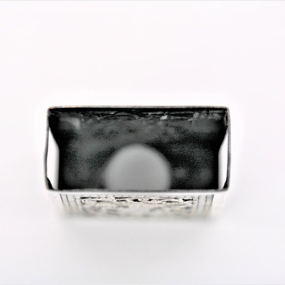 Superb Ceylon Antique Silver Match Holder - Picture 3 of 6